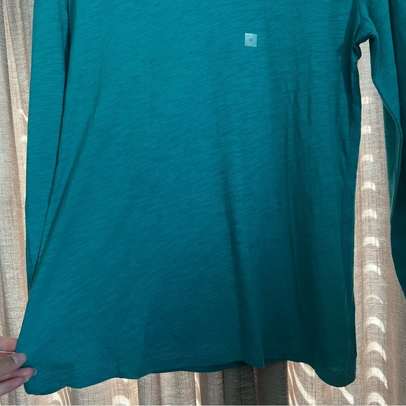 NWT LOFT Teal Long Sleeve Women's Top Size Medium - Picture 5 of 11